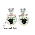 Load image into Gallery viewer, Antique Pet Portrait Earrings (One Pet)