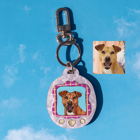 LADY & LORD X BHABSY Y2K PET PORTRAIT KEYCHAINS