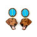 Load image into Gallery viewer, Labrador Earrings