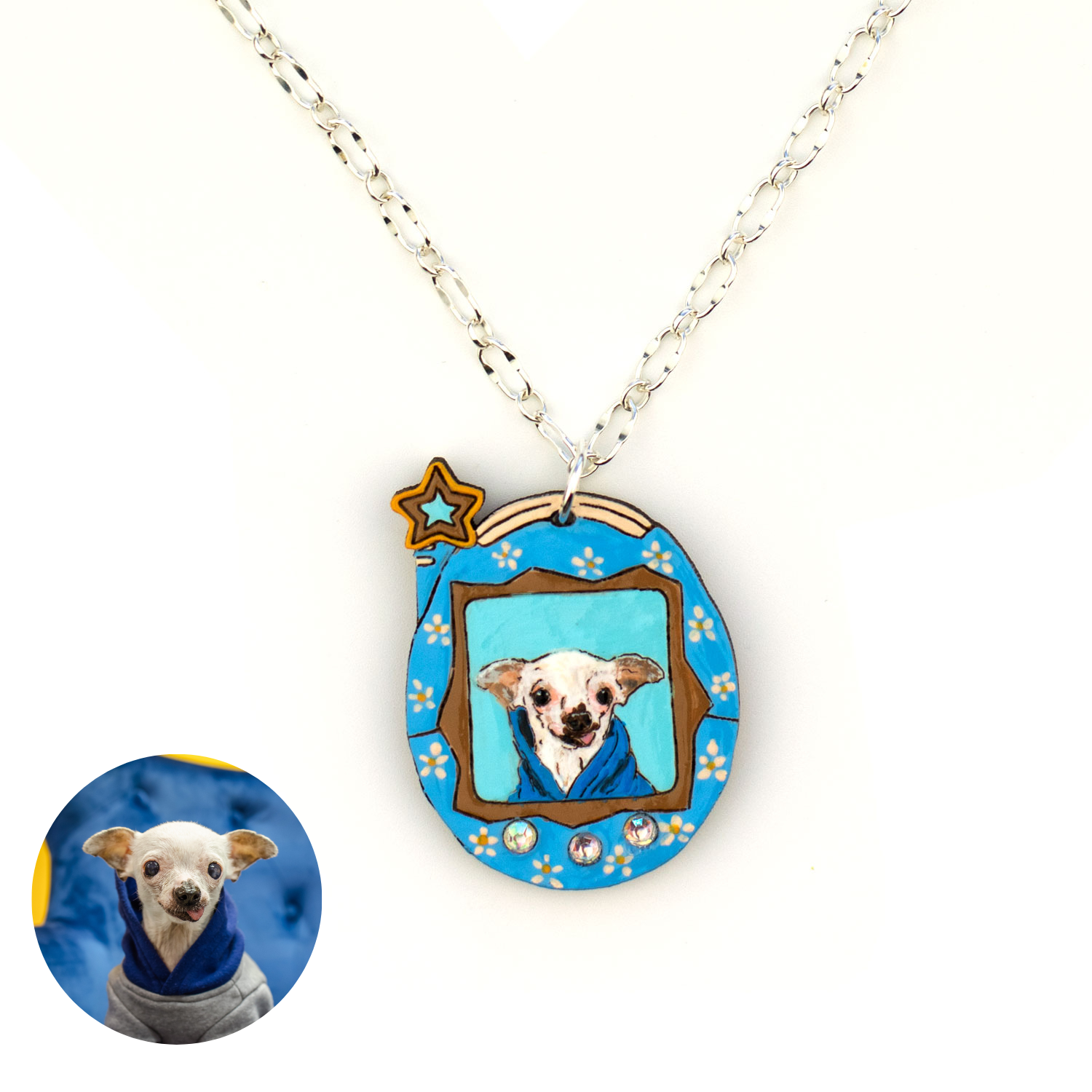 LADY & LORD X BHABSY Y2K POCKET PET PORTRAIT NECKLACE