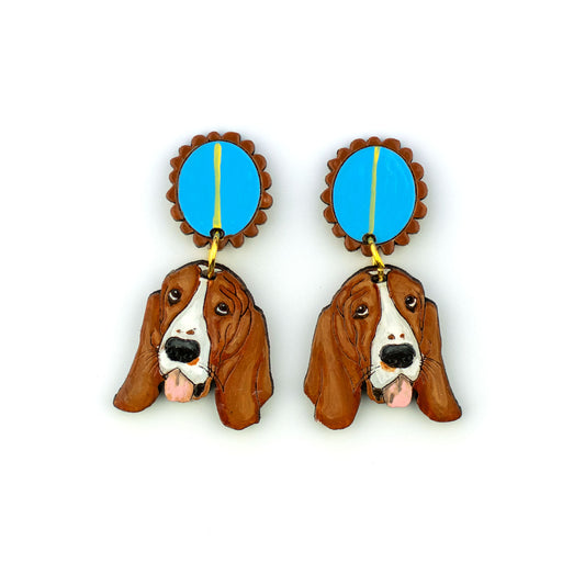 Basset Hound Earrings