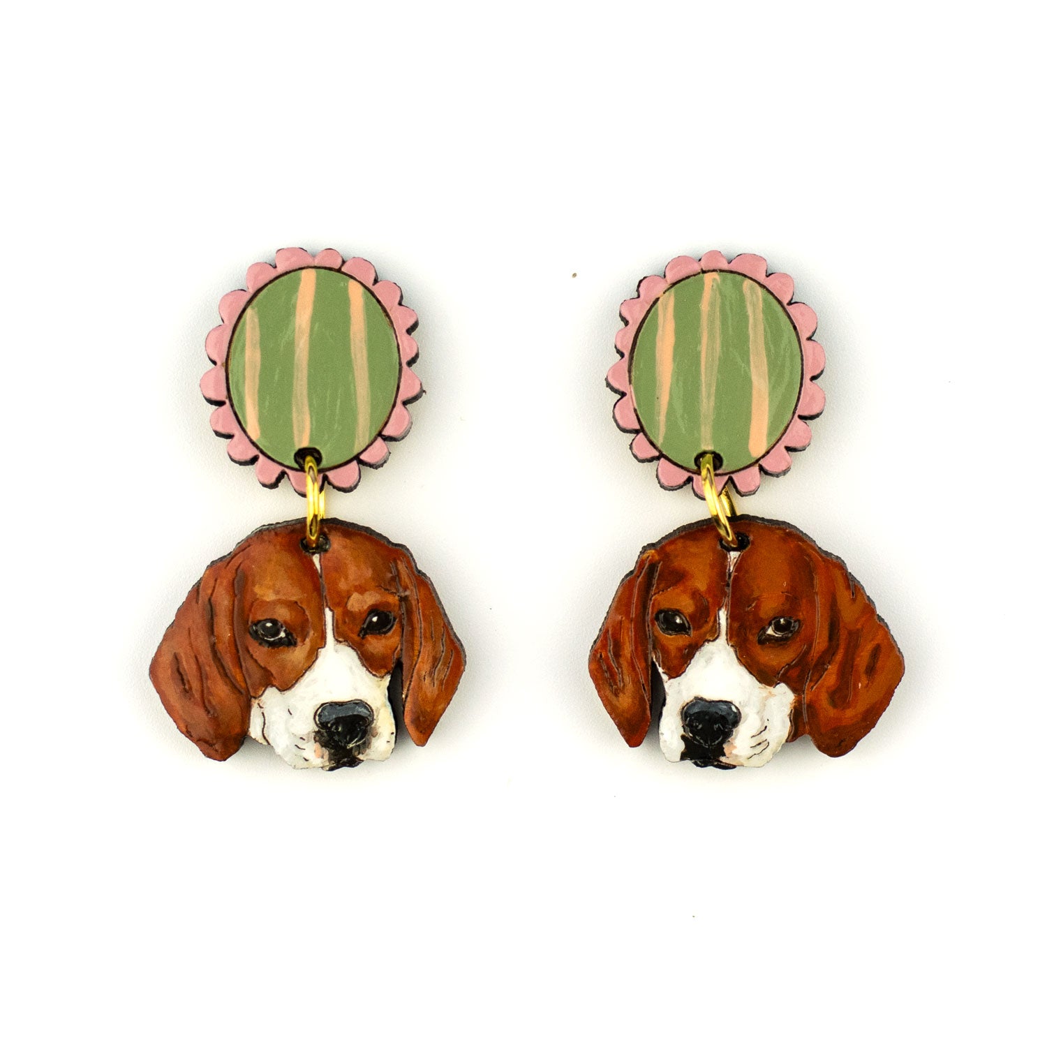Beagle Earrings