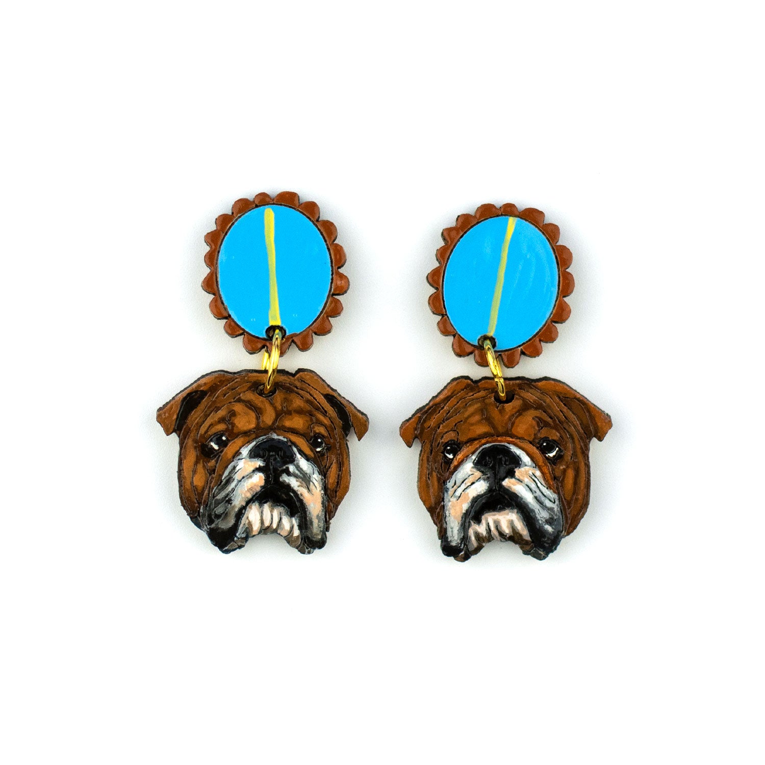 English Bulldog Earrings