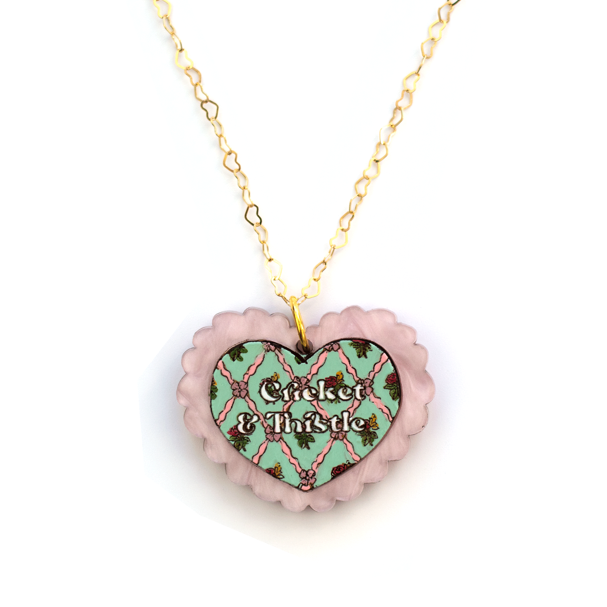 BFF Personalized Heart Necklace