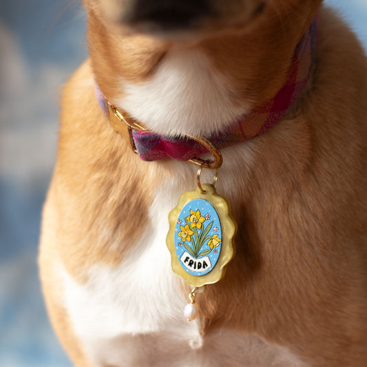 Daffodil Pet Tag