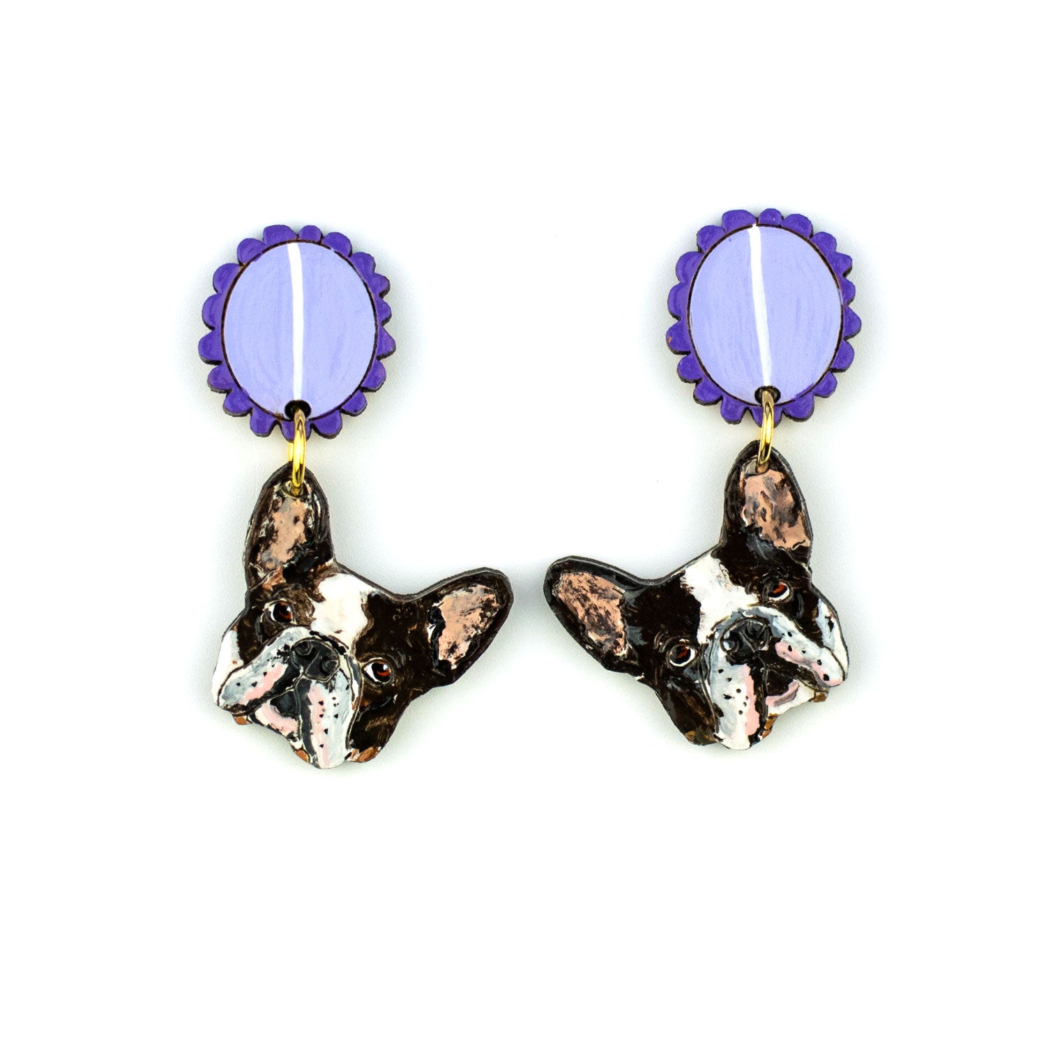 French Bulldog Earrings