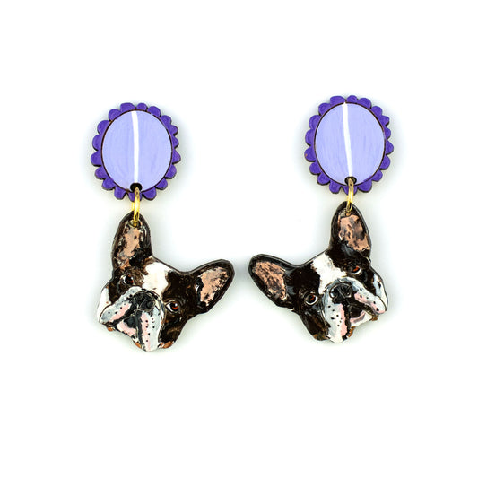 French Bulldog Earrings