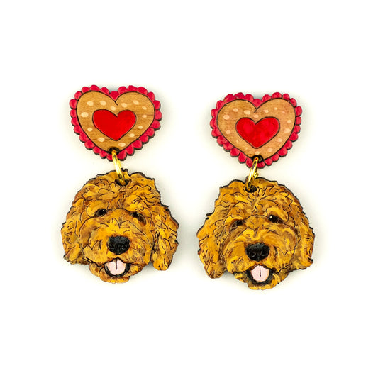 Labradoodle Earrings
