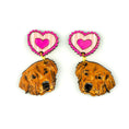 Load image into Gallery viewer, Golden Retriever Earrings
