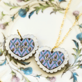 Load image into Gallery viewer, BFF Personalized Heart Necklace
