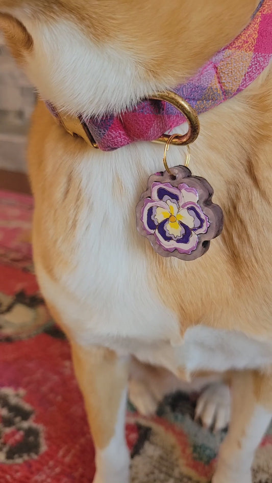 Pansy Pet Tag