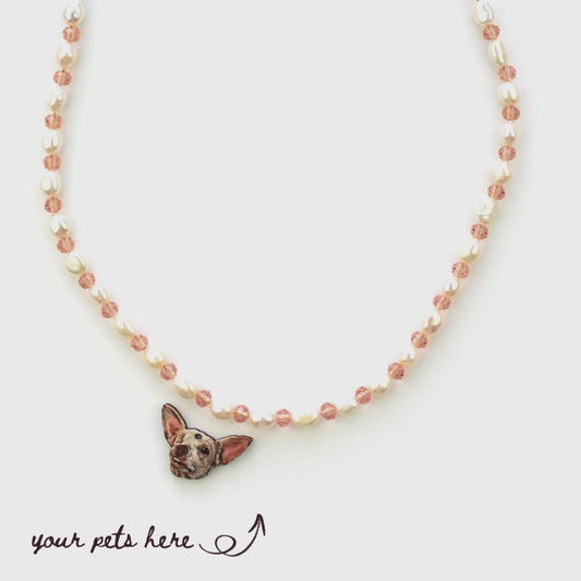 Pet Face Charm Necklace