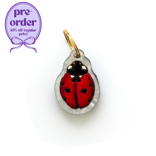 Ladybug Pet Tag