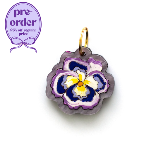 Pansy Pet Tag