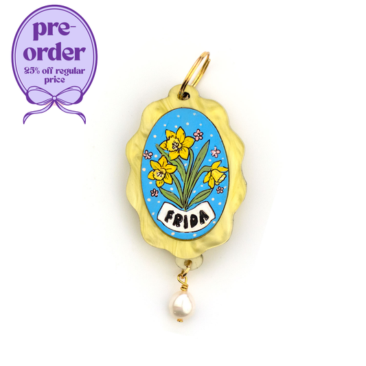 Daffodil Pet Tag